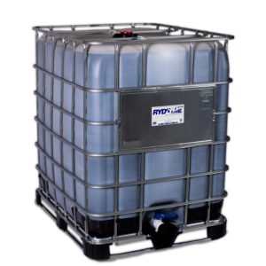 Descalcificador Biodegradable RYDLYME . Product shown in 330 gallon container.